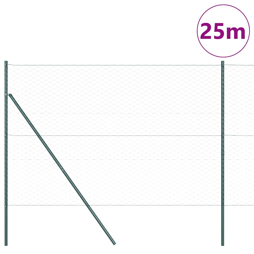 Στύλος Περιφράξεων Πράσινο 25 x 1,6 μ (διχτύωτο 50 χλστ)