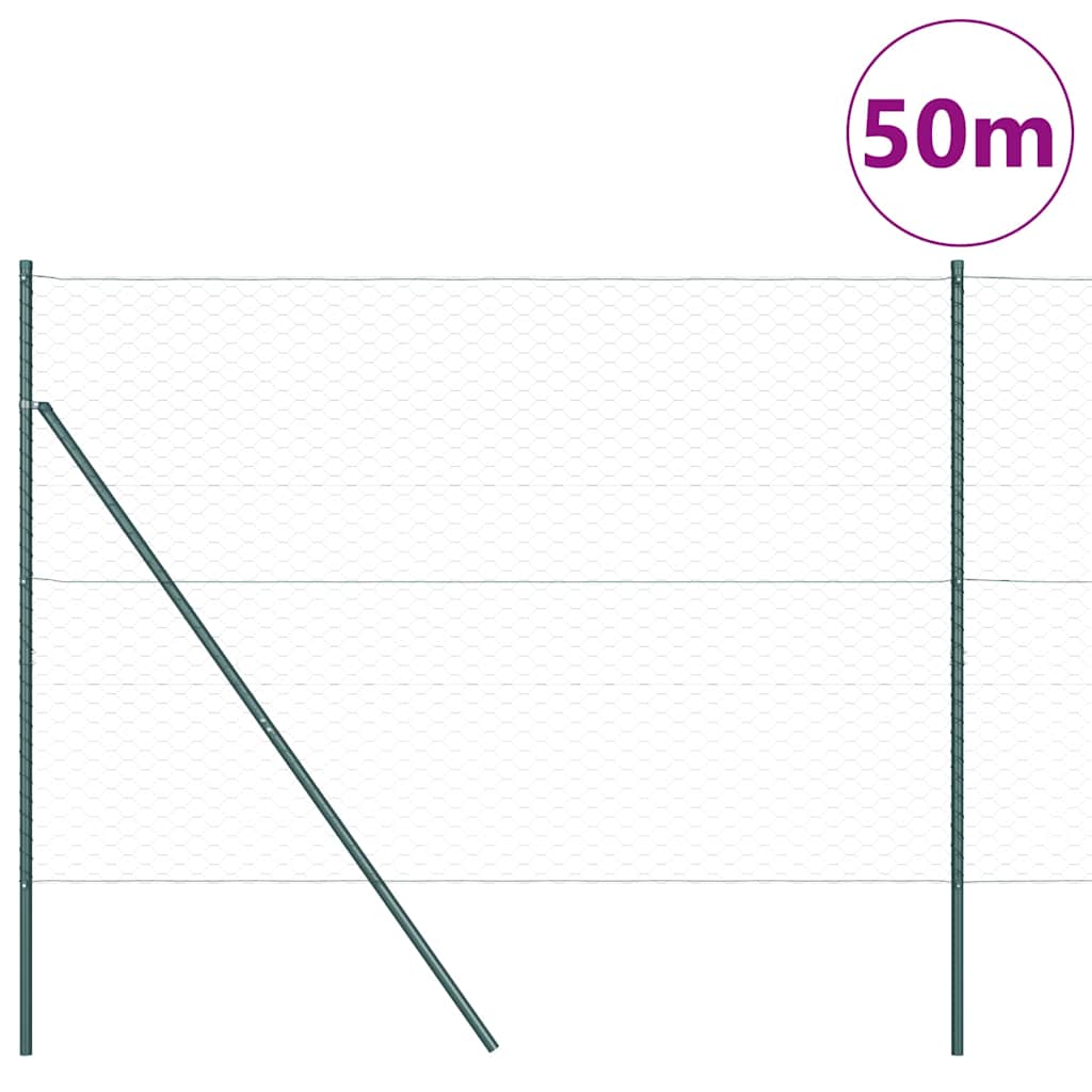 Στύλος Περιφράξεων Πράσινο 50 x 1,5 μ (δίχτυ 50 χιλ)