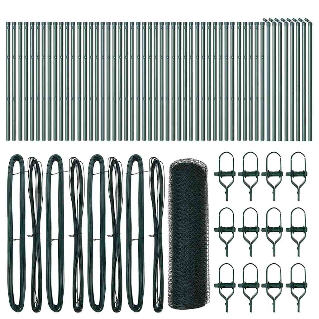 Στύλος Περιφράξεων Πράσινο 100 x 0,5 μ (25 mm πλέγμα)