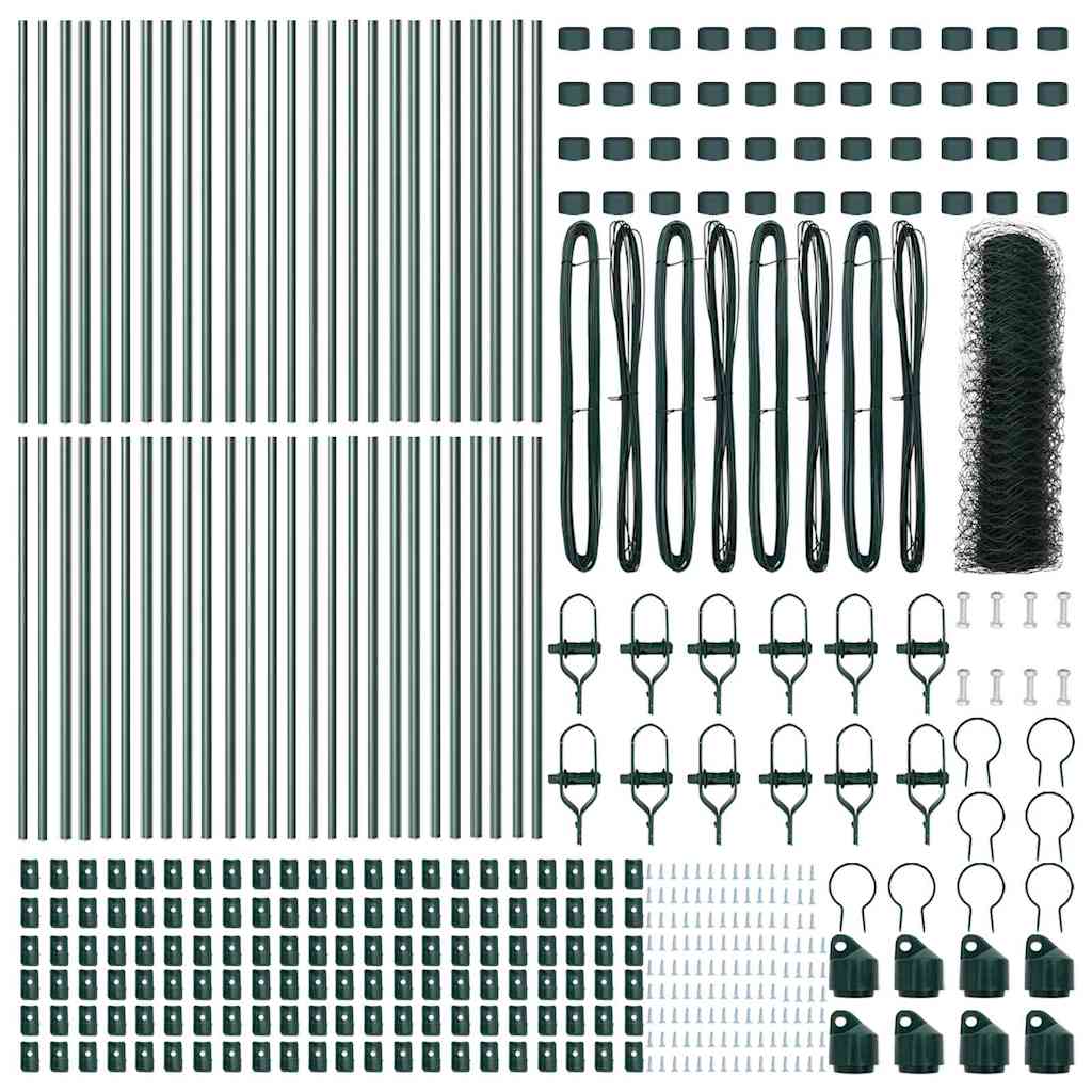 Στύλος Περιφράξεων Πράσινο 100 x 0,8 μ (50 χιλιοστά πλέγμα)