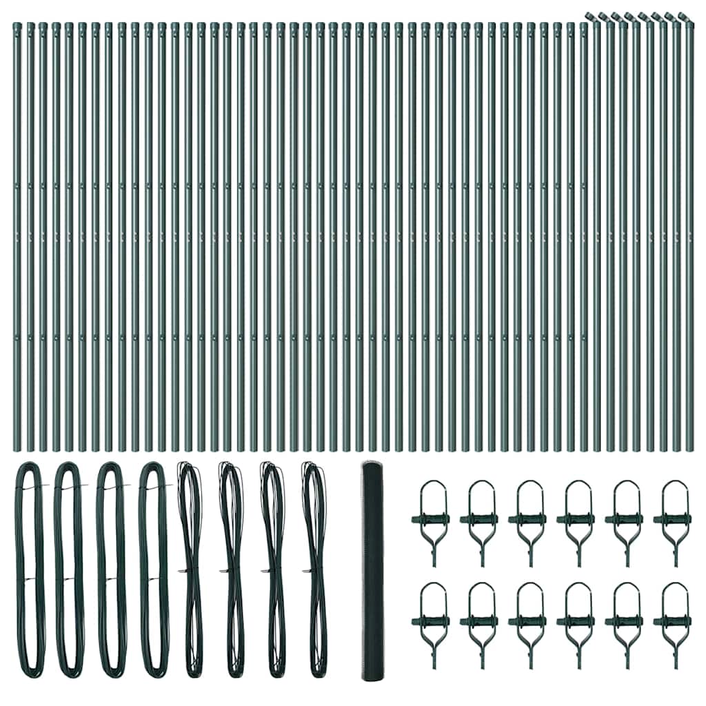 Στύλος Περιφράξεων Πράσινο 100 x 1,6 m (25 mm πλέγμα)