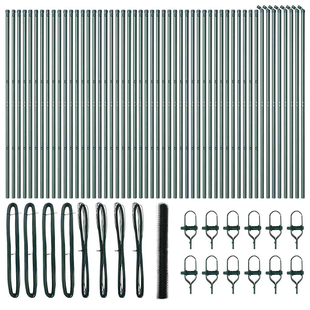 Στύλος Περιφράξεων Πράσινο 100 x 1,6 μ (50 χιλιοστά πλέγμα)
