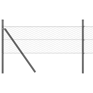 Στύλος Περιφράξεων Γκρι 10 x 0,4 m (36 mm πλέγμα) - Pakobazaar