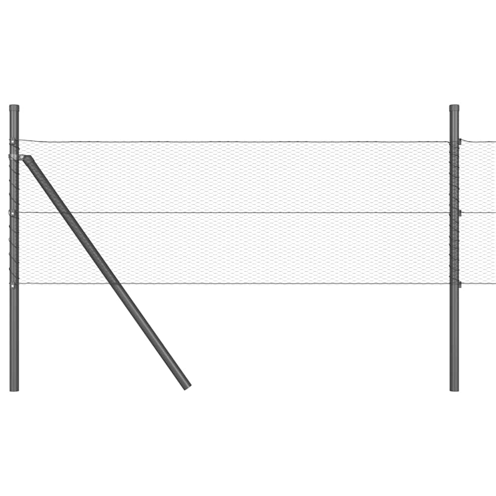 Στύλος Περιφράξεων Γκρι 10 x 0,5 μ. (13 χλστ πλέγμα)