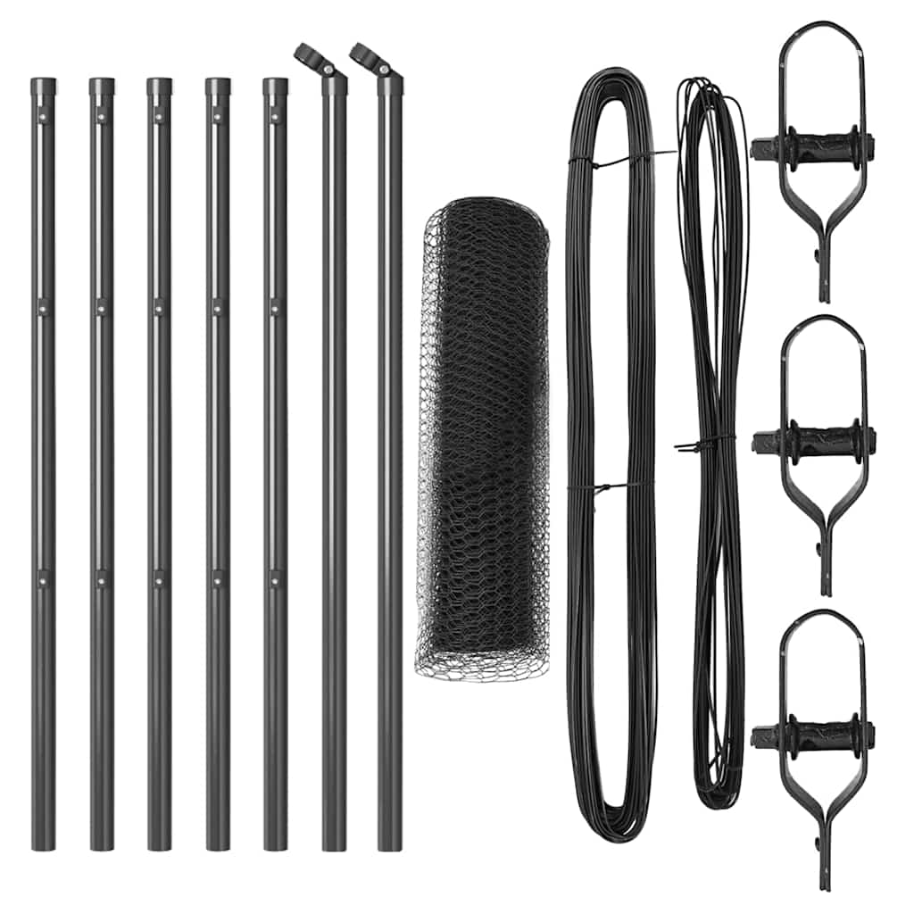 Στύλος Περιφράξεων Γκρι 10 x 0,5 μ. (13 χλστ πλέγμα)