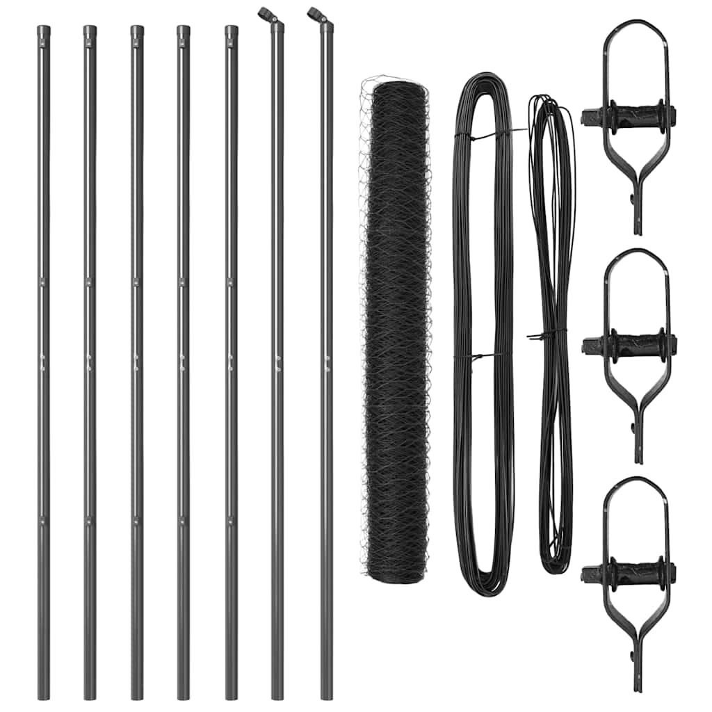 Στύλος Περιφράξεων Γκρι 10 x 1,4 μ (50 χιλ διχτύ)