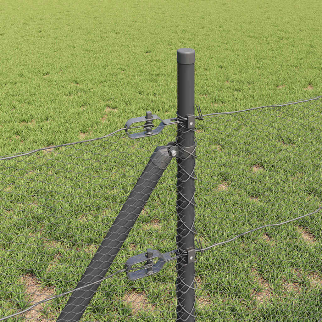 Στύλος Περιφράξεων Γκρι 25 x 0,5 m (13 mm μάσκα) Ατσάλι