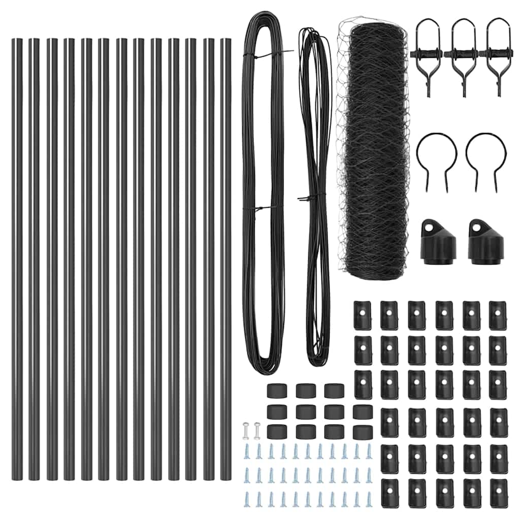 Στύλος Περιφράξεων Γκρι 25 x 0,8 μ (36 mm πλέγμα)