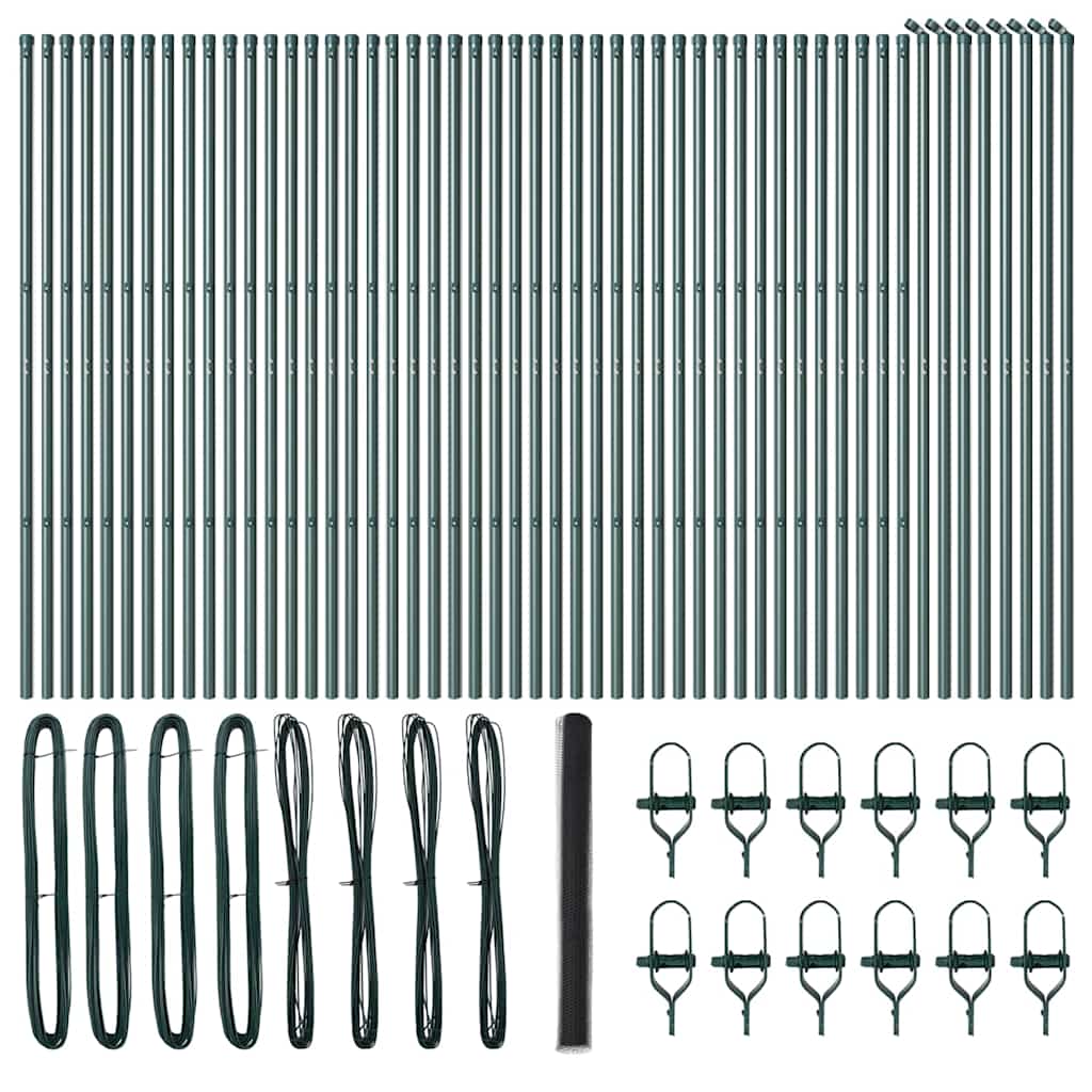 Στύλος Περιφράξεων Γκρι 100 x 1,5 m (36 mm πλέγμα)