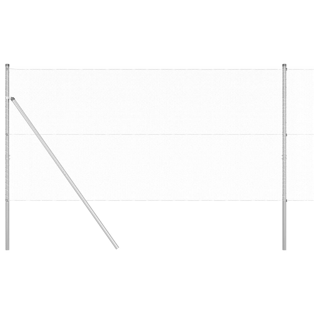 Στύλος Περιφράξεων Ασημί 10 x 1 μ (πλέγμα 13 mm) Ατσάλι