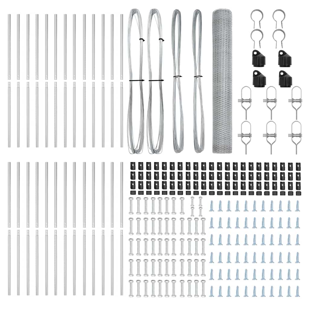 Στύλος Περιφράξεων Ασημί