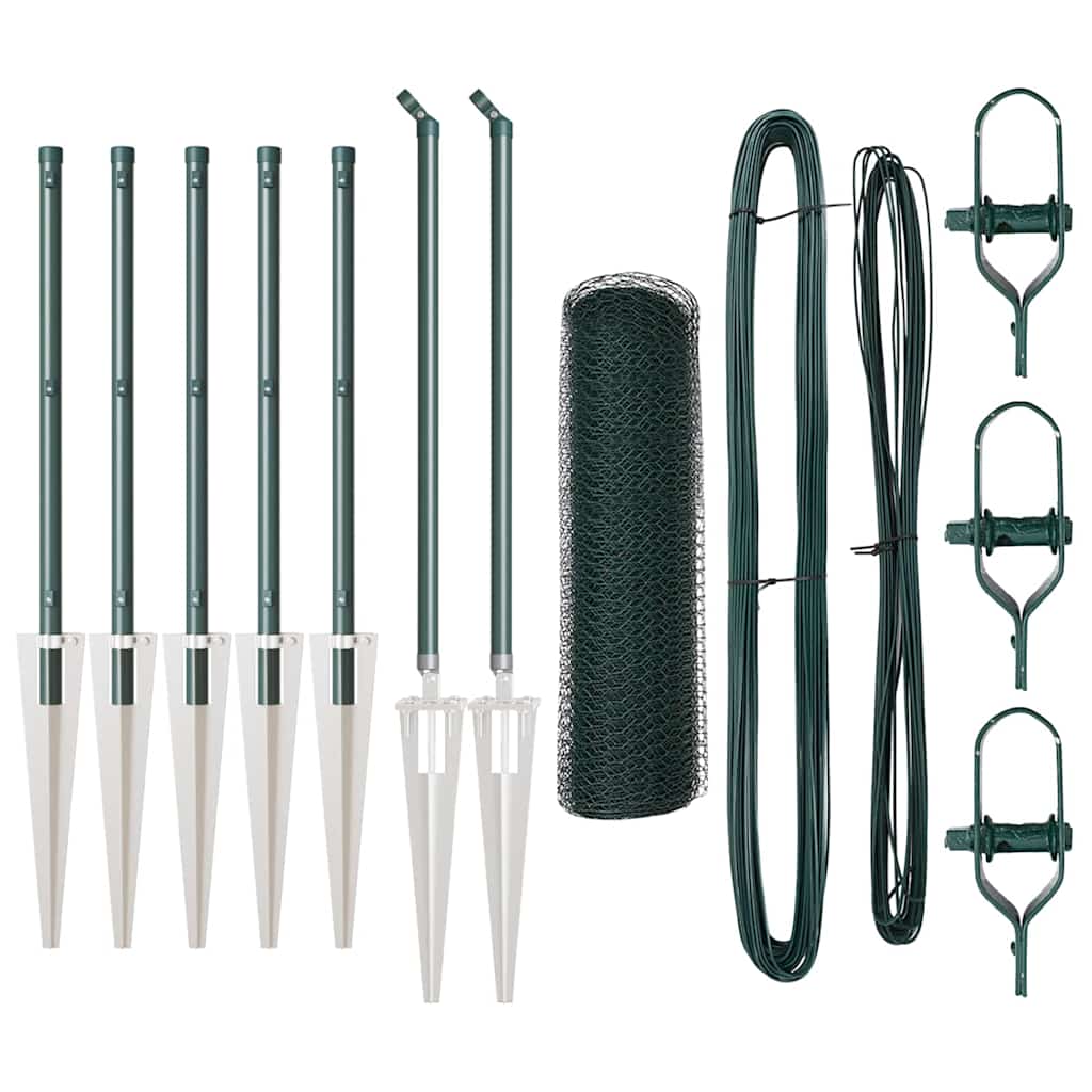 Στύλος Περιφράξεων Πράσινο 10 x 0,5 μ (25 mm πλέγμα)