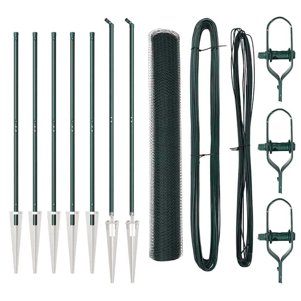 Στύλος Περιφράξεων Πράσινο 10 x 1,2 μ (13 mm πλέγμα)