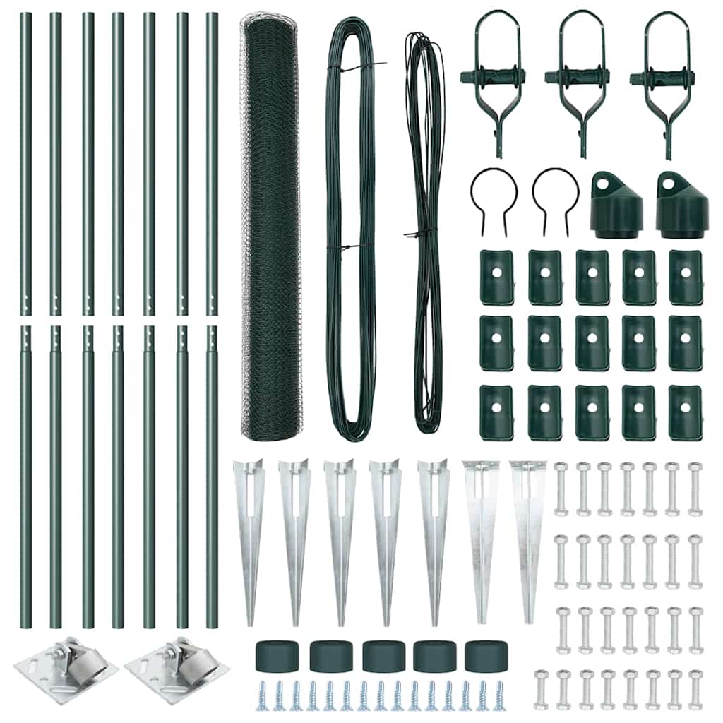 Στύλος Περιφράξεων Πράσινο 10 x 1,4 μ (13 mm πλέγμα)