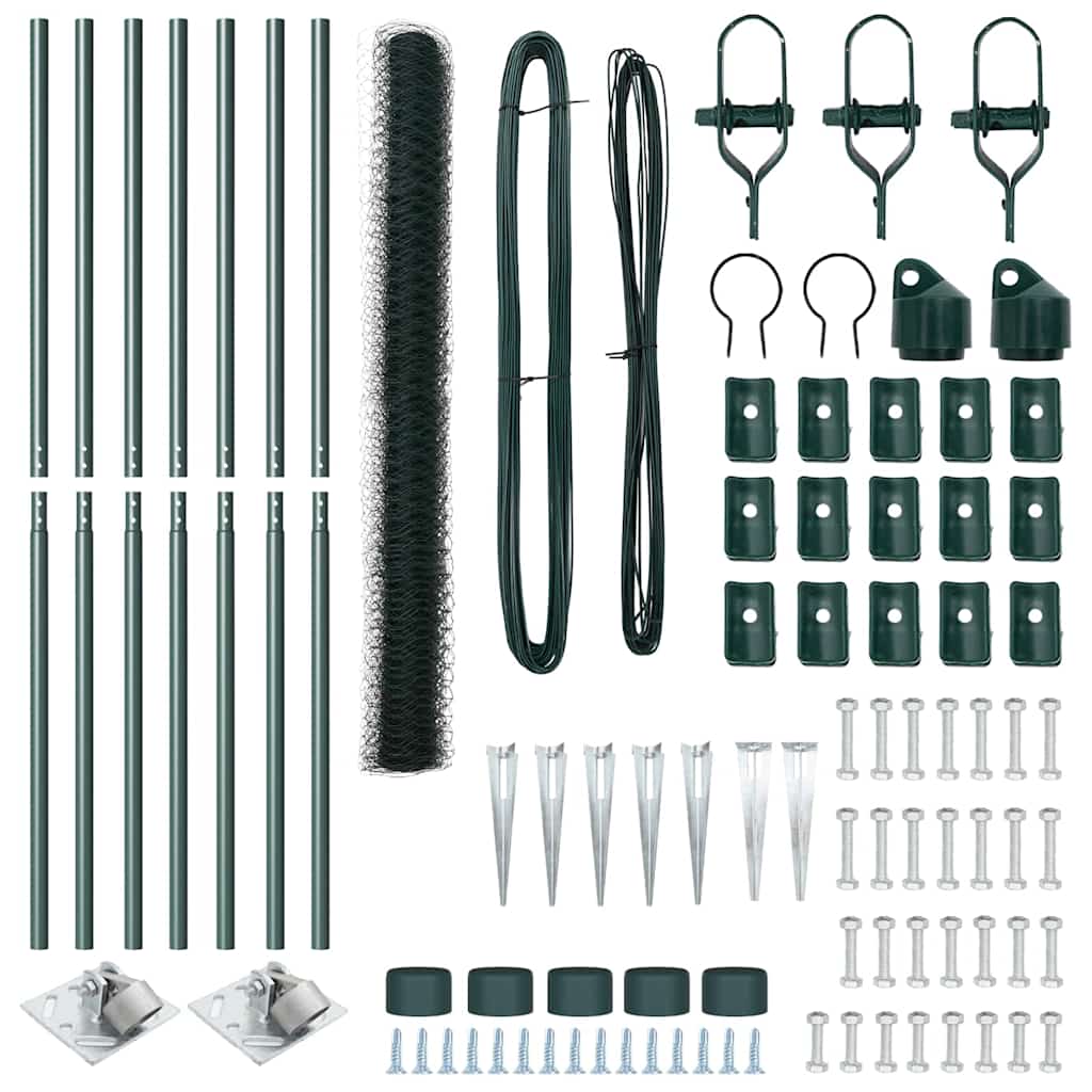 Στύλος Περιφράξεων Πράσινο 10 x 1,6 μ (36 χιλιοστά πλέγμα)