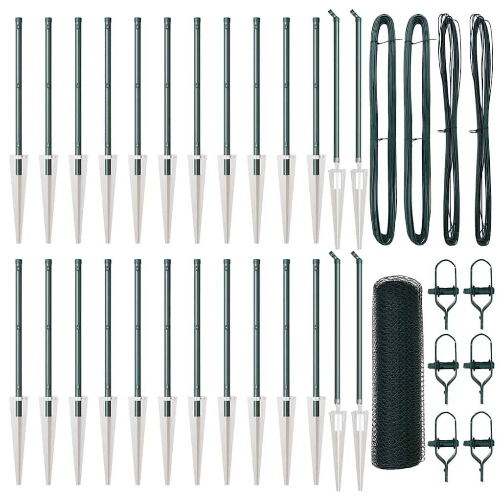 Στύλος Περιφράξεων Πράσινο 50 x 1 μ (13 mm πλέγμα)