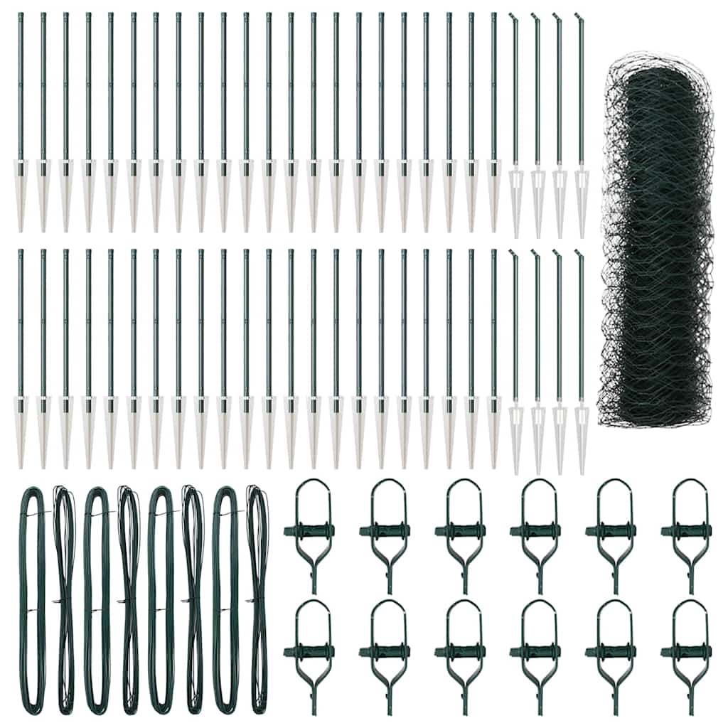 Στύλος Περιφράξεων Πράσινο 100 x 0,4 m (36 mm πλέγμα)