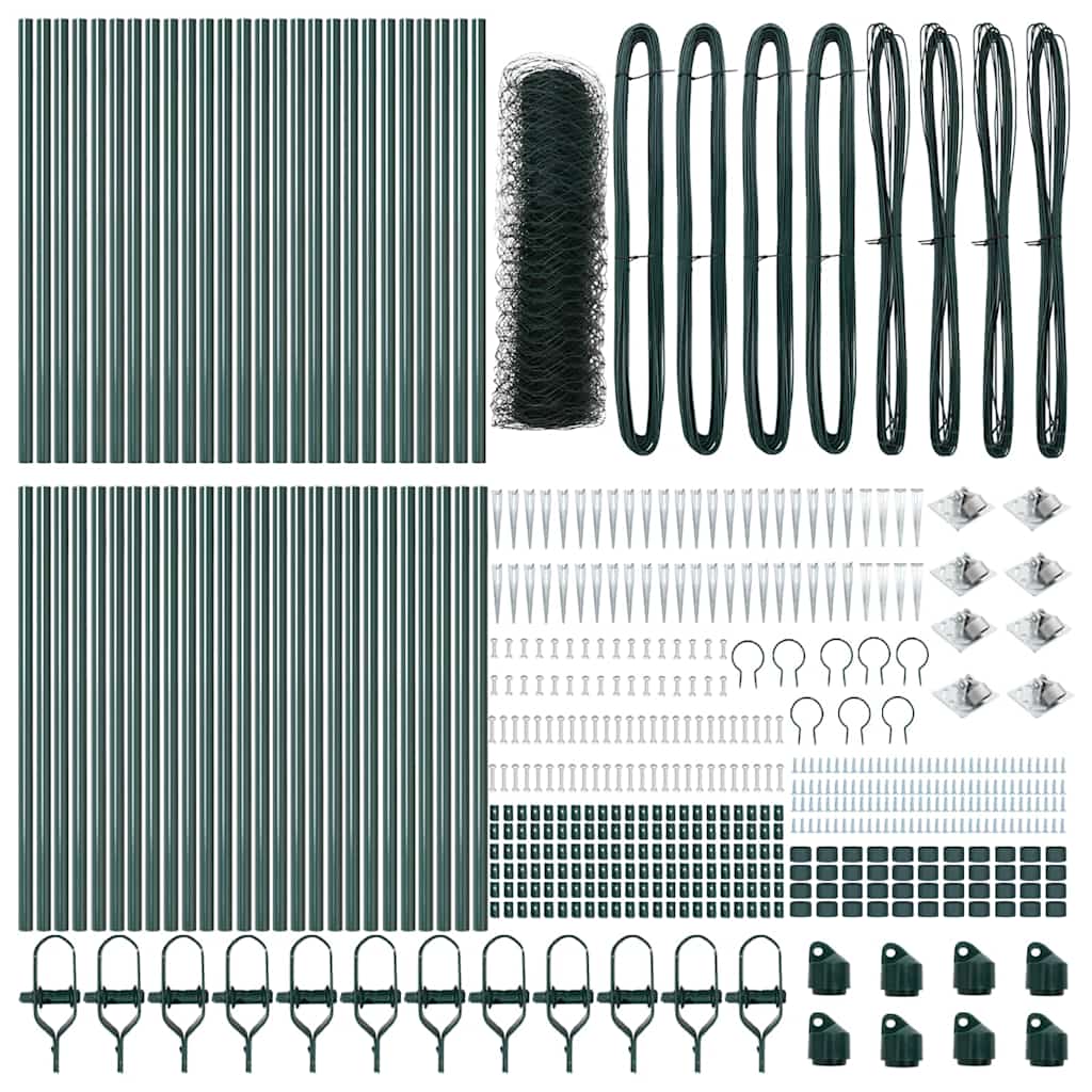 Στύλος Περιφράξεων Πράσινο 100 x 0,5 μ (πλέγμα 36 χιλ.)