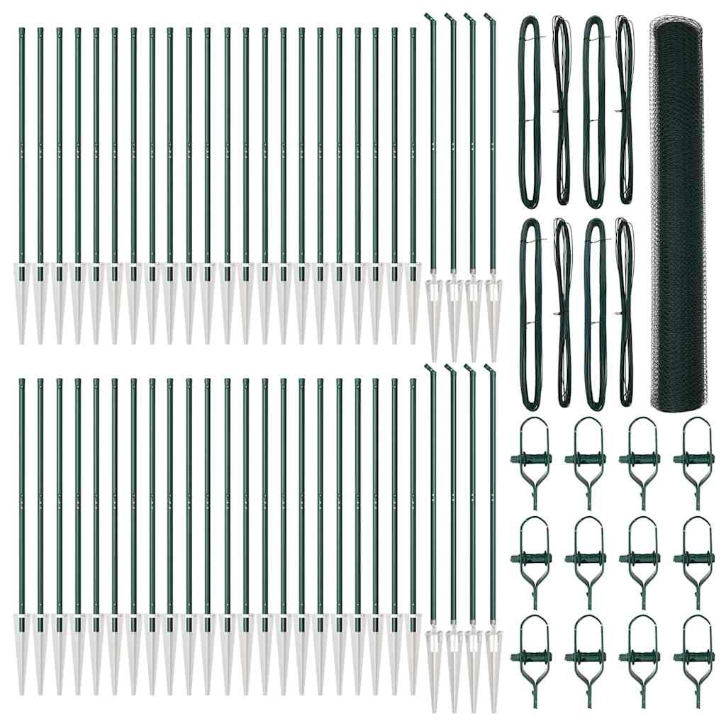 Στύλος Περιφράξεων Πράσινο 100 x 1,2 μ (13 χιλιοστά δίχτυ)