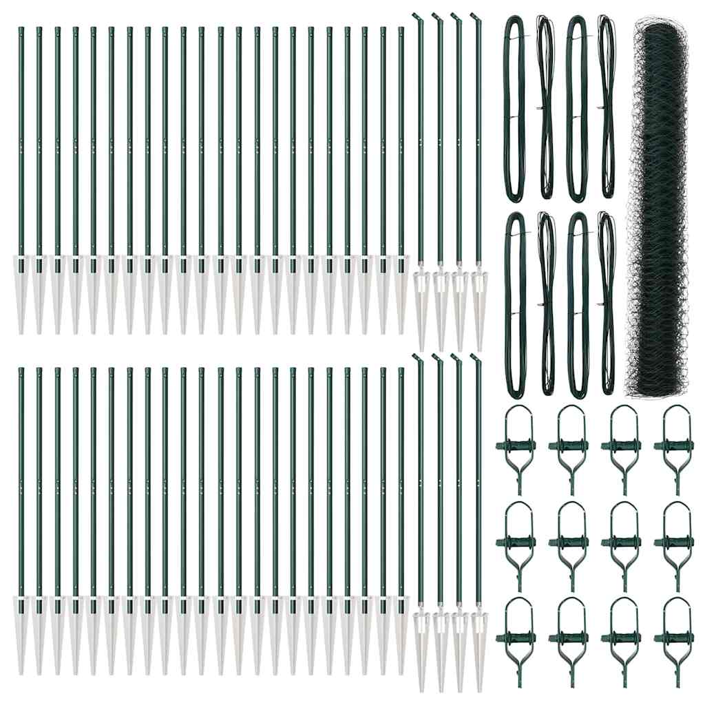 Στύλος Περιφράξεων Πράσινο 100 x 1,4 μ (36 χλστ. δίχτυ)