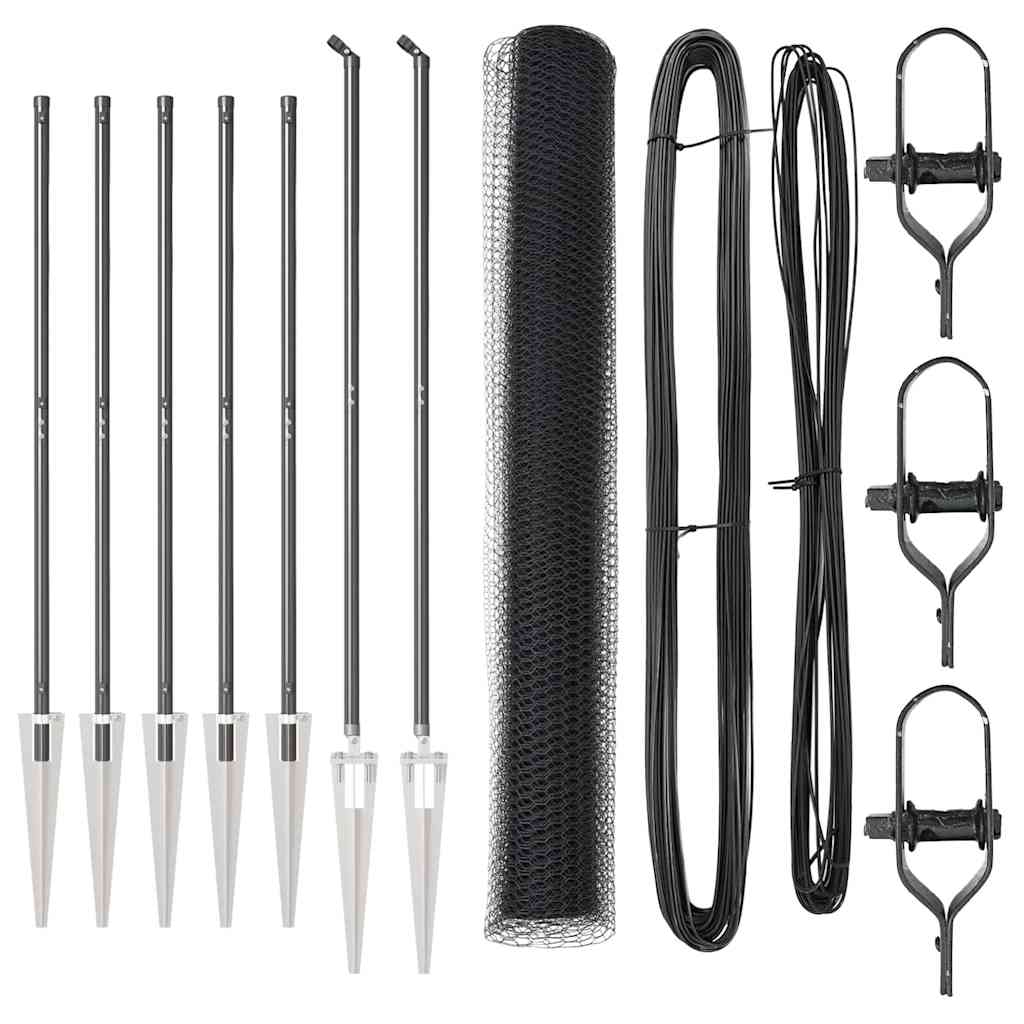 Στύλος Περιφράξεων Γκρι 10 x 1,2 μ (13 mm πλέγμα)