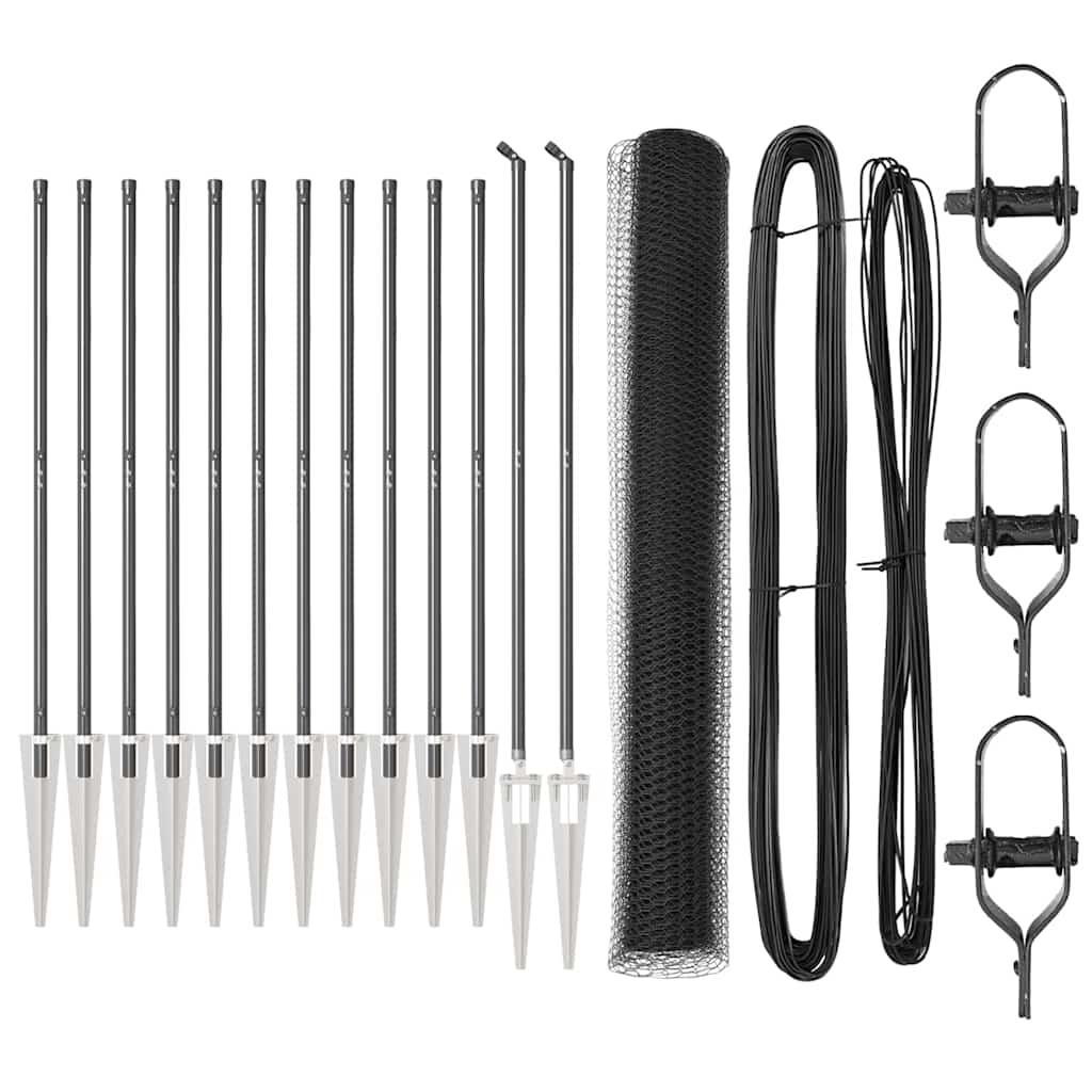 Στύλος Περιφράξεων Γκρι 25 x 1,2 μ (13 mm πλέγμα) Ατσάλι