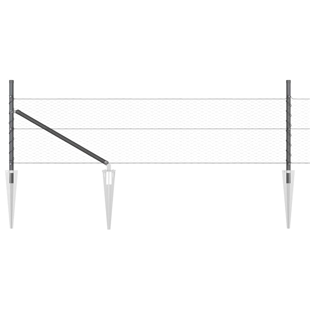 Στύλος Περιφράξεων Γκρι 50 x 0,4 μ (25 mm πλέγμα)