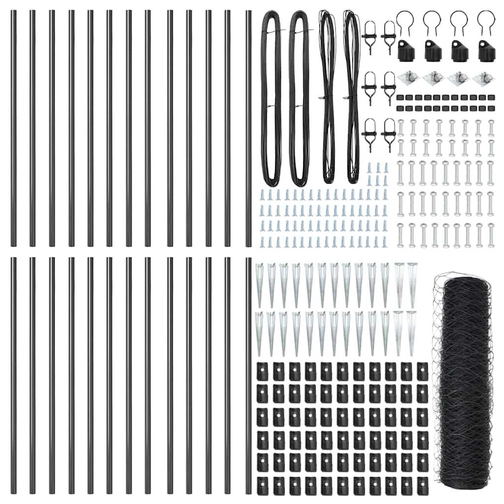 Στύλος Περιφράξεων Γκρι 50 x 0,8 μ (36 χλστ δίχτυ)