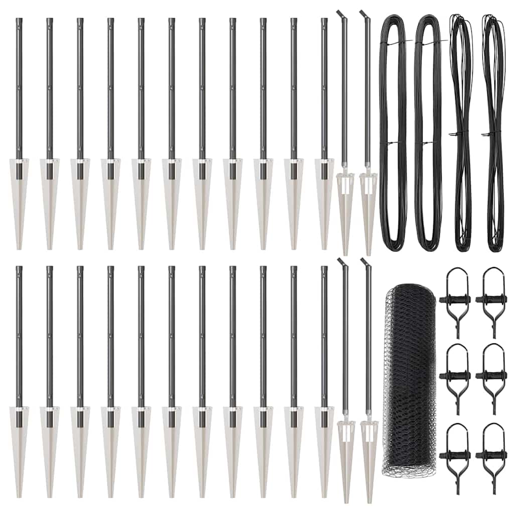 Στύλος Περιφράξεων Γκρι 50 x 1 μ (25 χλστ. πλέγμα)