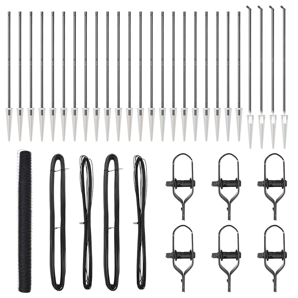 Στύλος Περιφράξεων Γκρι 50 x 1,5 μ (δίχτυ 50 χιλ)