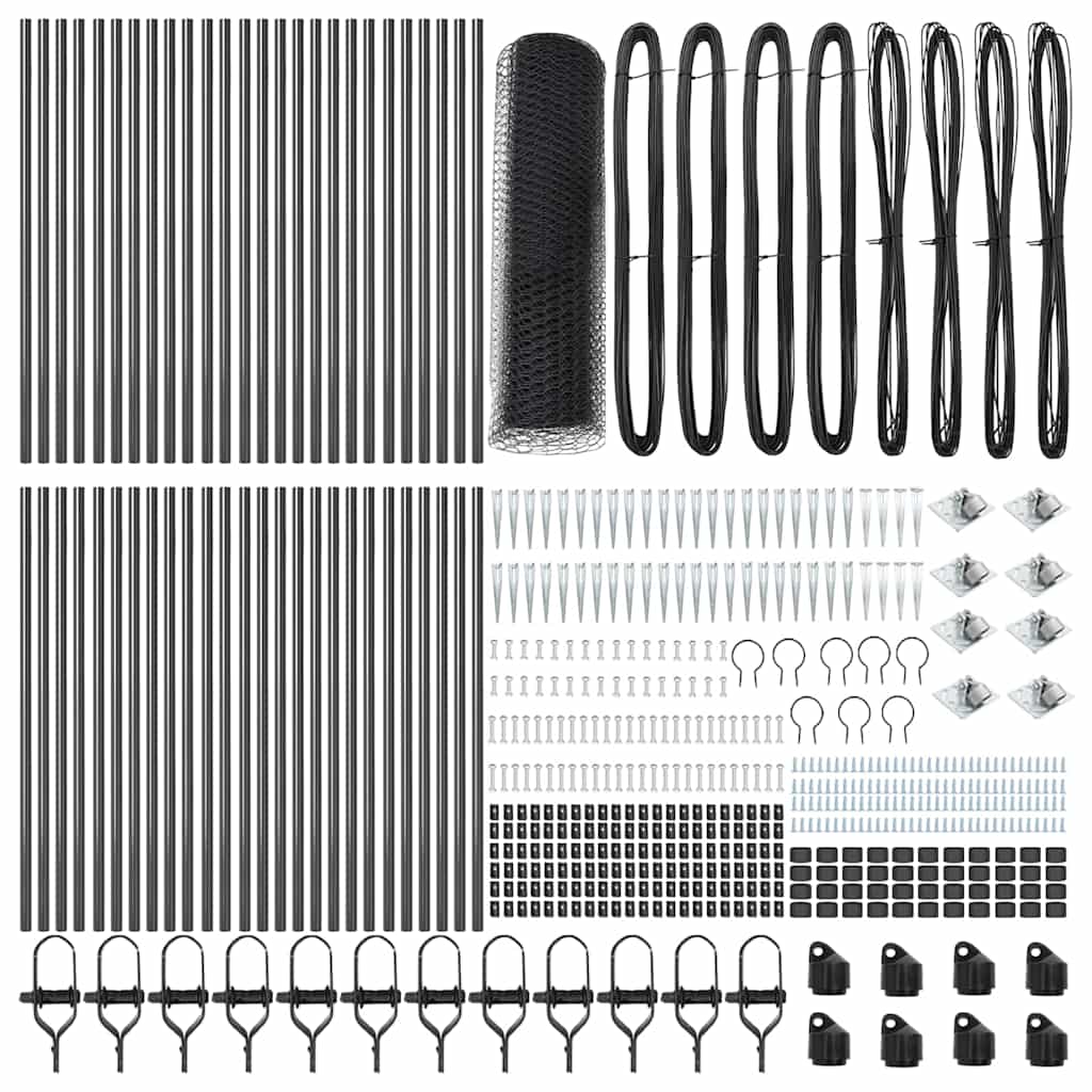 Στύλος Περιφράξεων Γκρι 100 x 1 μ (25 χλστ πλέγμα)