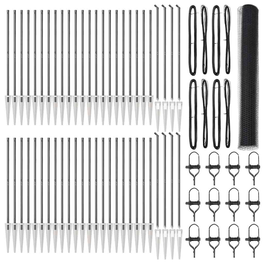 Στύλος Περιφράξεων Γκρι 100 x 1,2 m (25 mm δίχτυ)