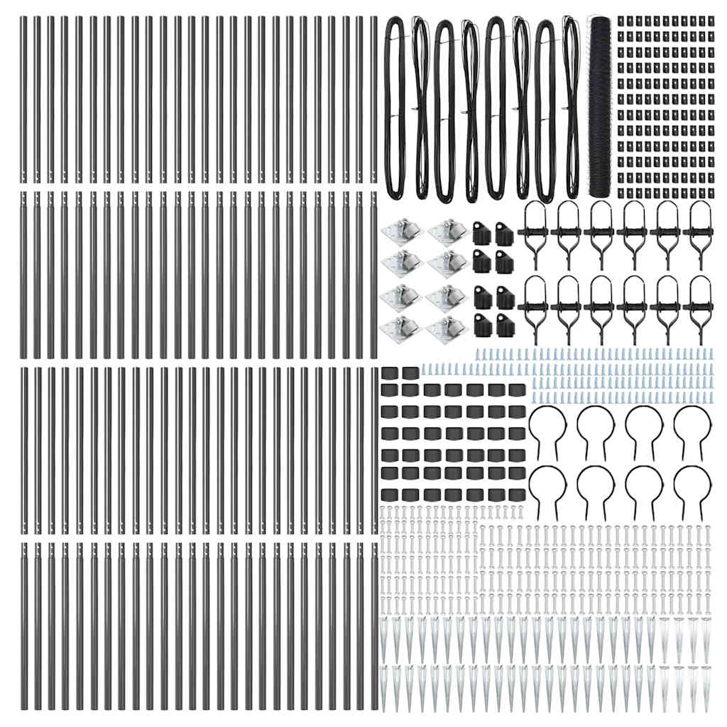 Στύλος Περιφράξεων Γκρι 100 x 1,2 μ (36 mm δίχτυ)