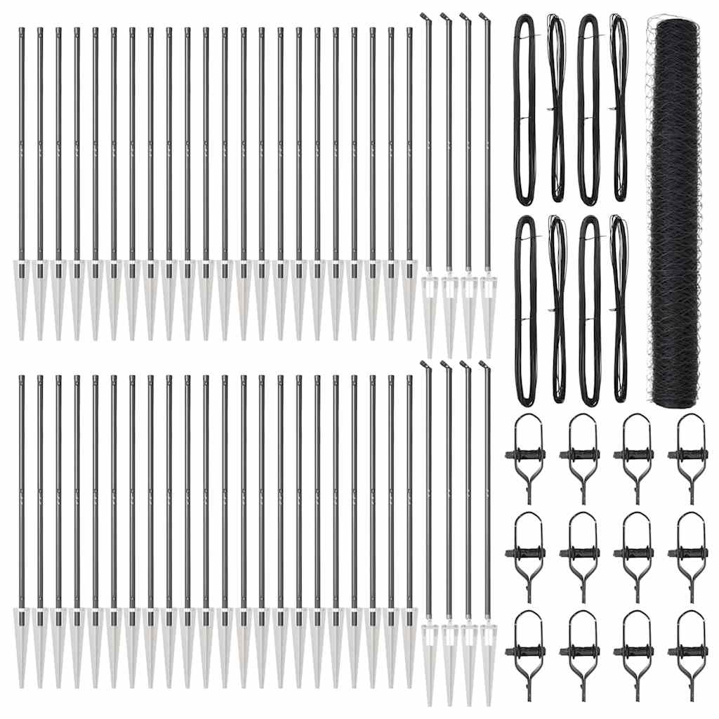 Στύλος Περιφράξεων Γκρι 100 x 1,4 μ (50 mm πλέγμα)