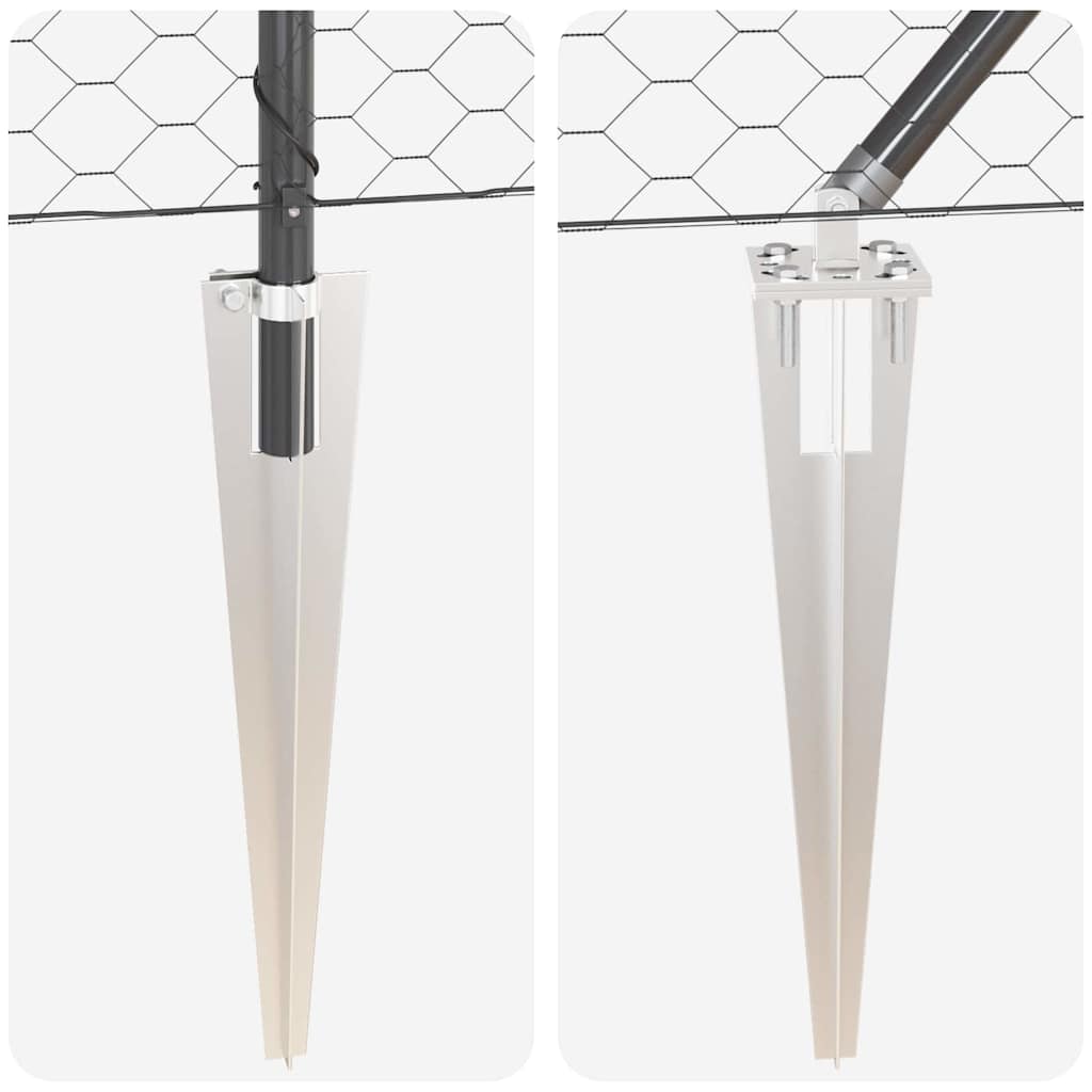 Στύλος Περιφράξεων Γκρι 100 x 1,5 μ (50 χλστ πλέγμα)