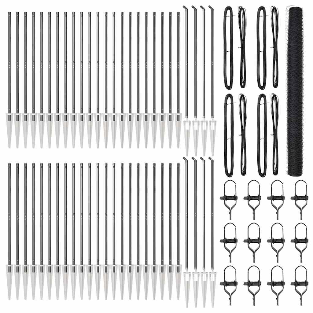 Στύλος Περιφράξεων Γκρι 100 x 1,5 μ (50 χλστ πλέγμα)