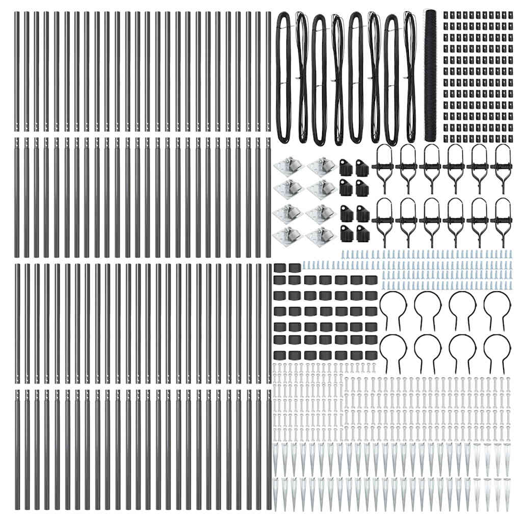 Στύλος Περιφράξεων Γκρι 100 x 1,6 μ (36 χλστ πλέγμα)