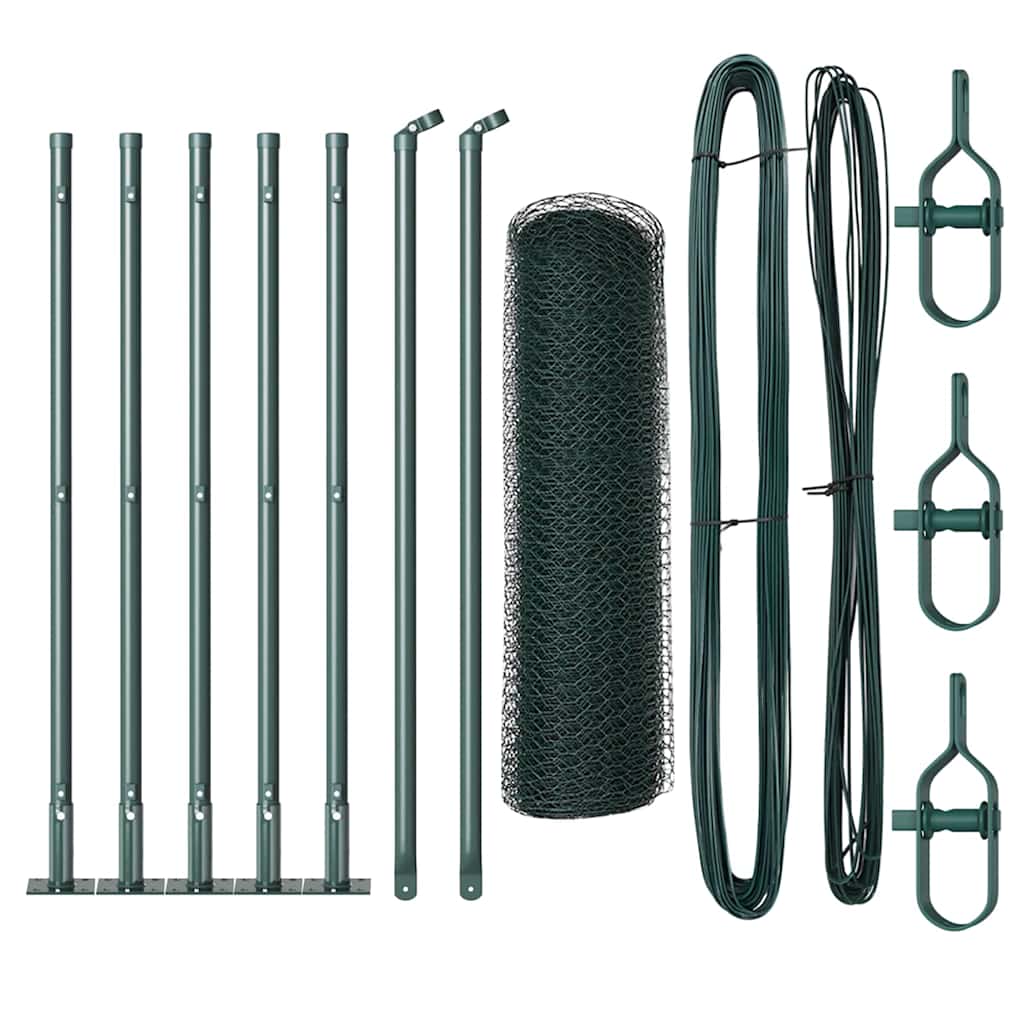 Στύλος Περιφράξεων Πράσινο 10 x 0,5 μ. (13 χλστ πλέγμα)