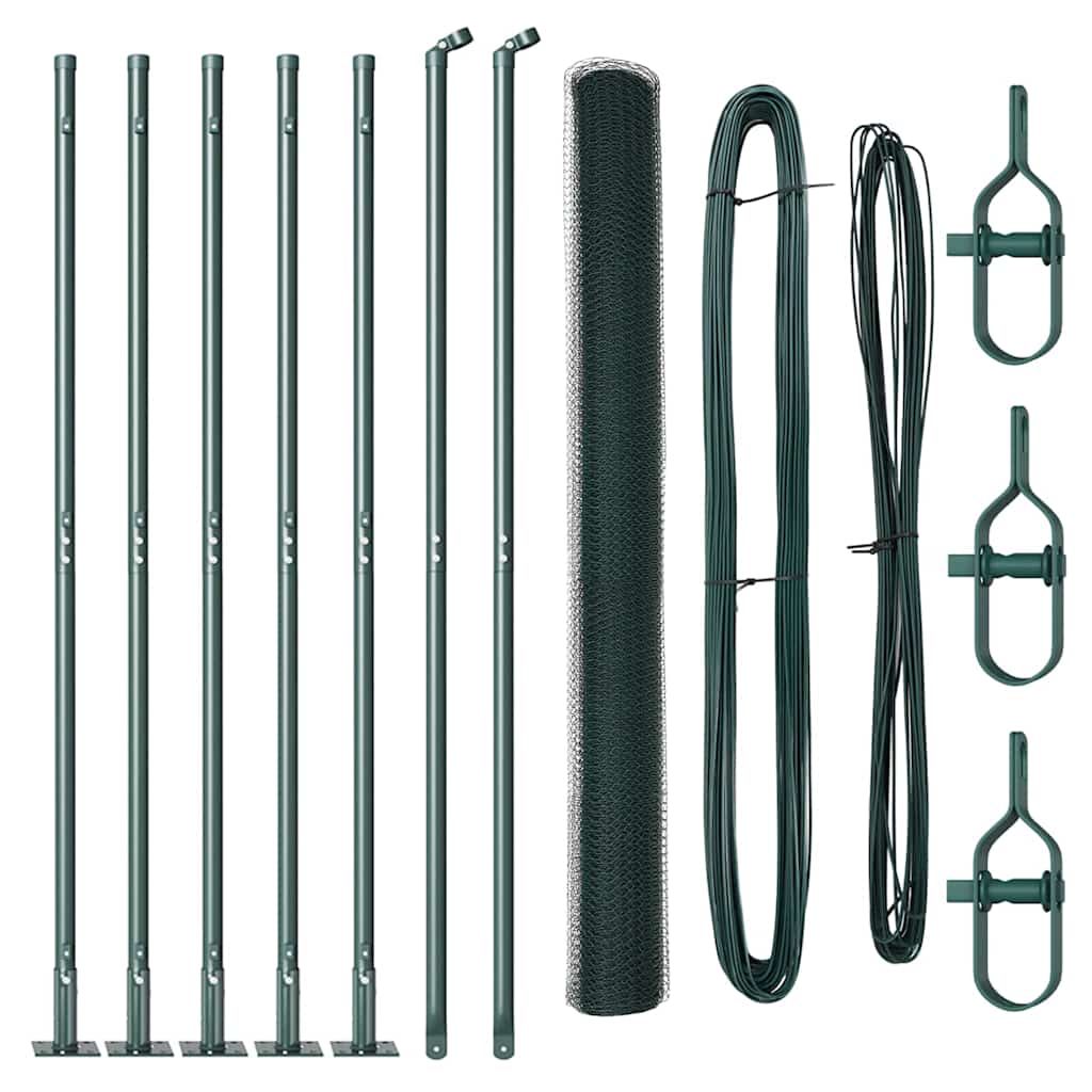 Στύλος Περιφράξεων Πράσινο 10 x 1,4 μ (25 χλστ πλέγμα)