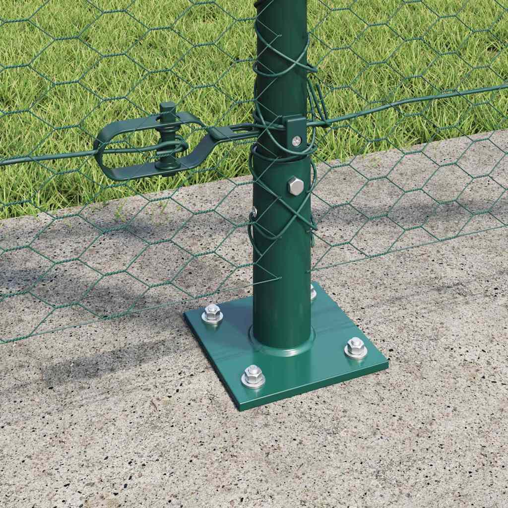 Στύλος Περιφράξεων Πράσινο 25 x 1,2 μ (25 mm δίχτυ) Ατσάλι