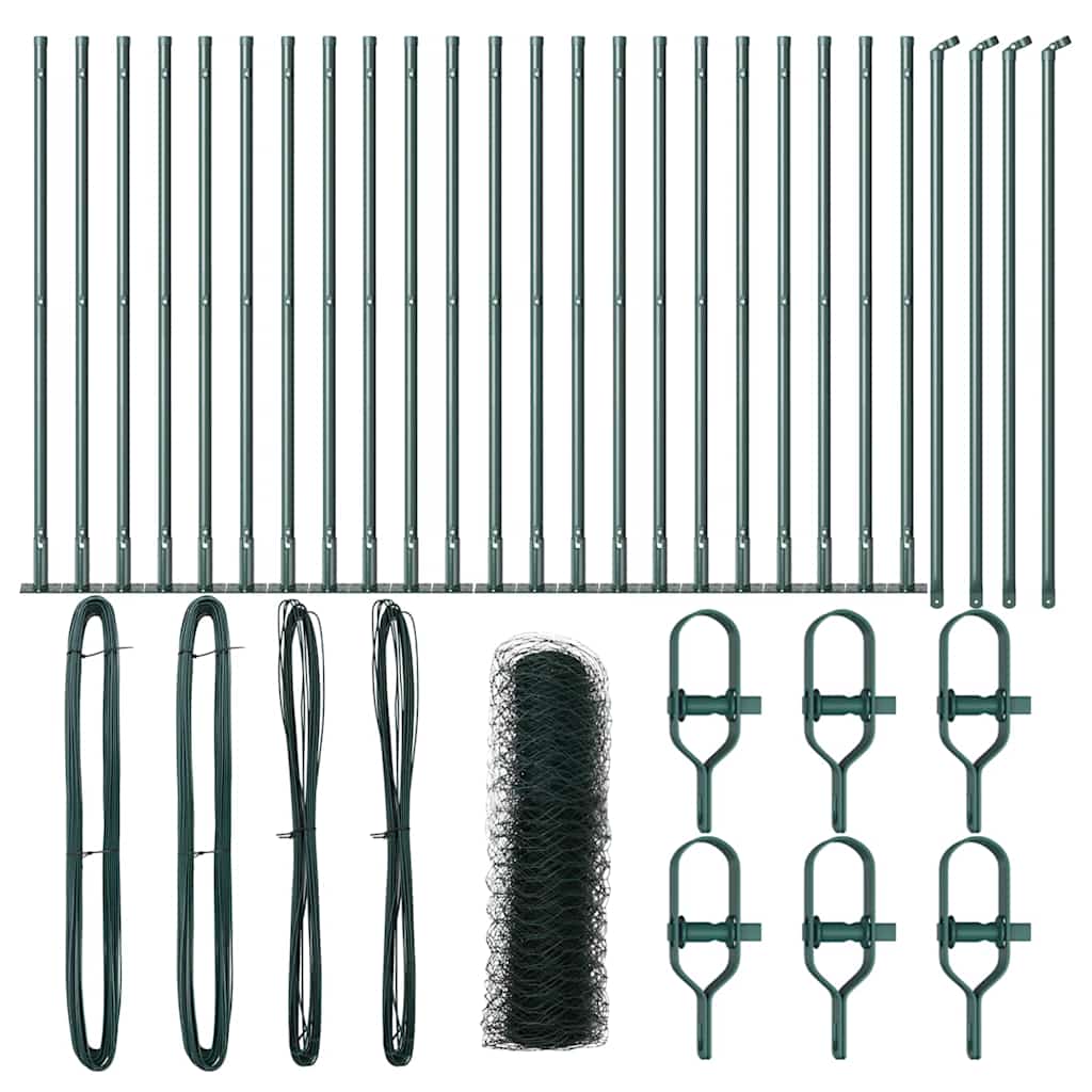 Στύλος Περιφράξεων Πράσινο 50 x 0,5 m (36 mm πλέγμα)