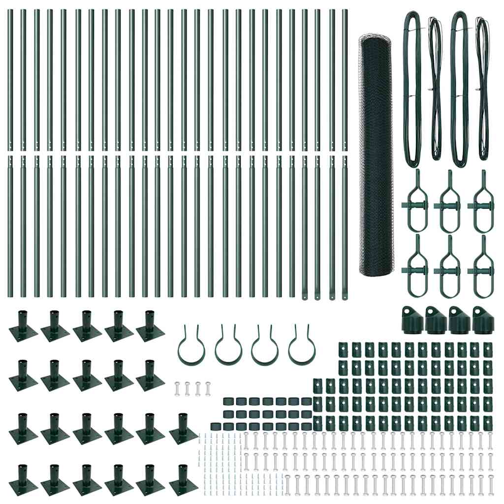 Στύλος Περιφράξεων Πράσινο 50 x 1,2 μ (25 μμ πλέγμα)
