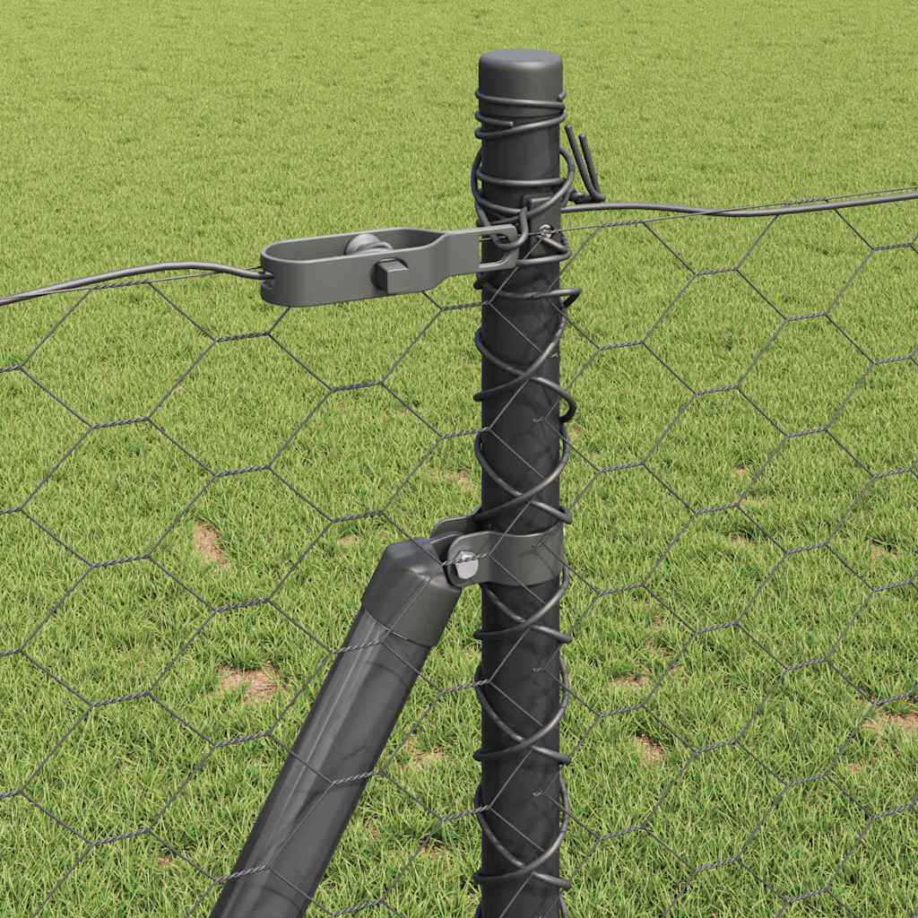 Στύλος Περιφράξεων Γκρι 10 x 0,8 μ (50 χιλιοστά δίκτυο)