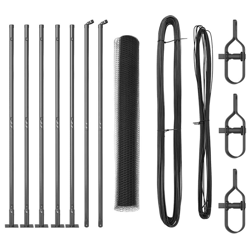 Στύλος Περιφράξεων Γκρι 10 x 1,2 μ (13 mm πλέγμα)