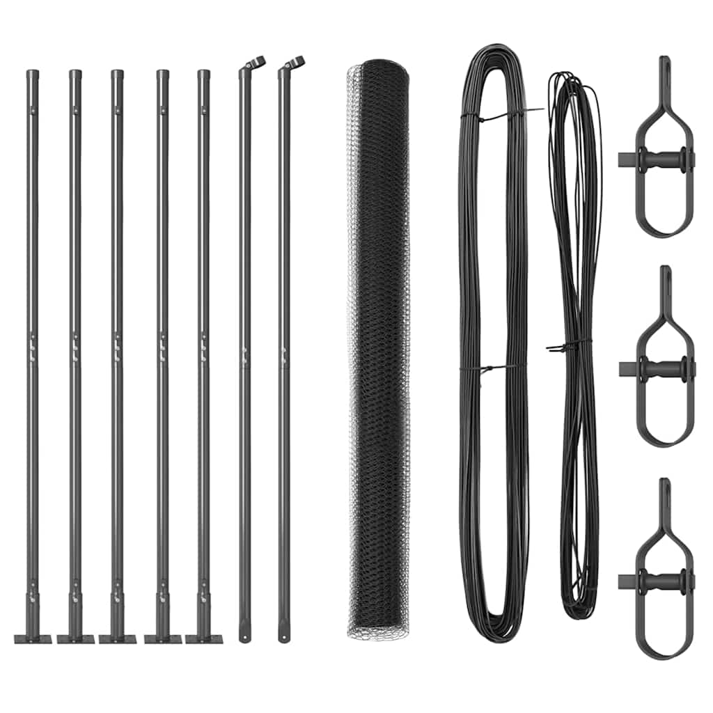 Στύλος Περιφράξεων Γκρι 10 x 1,4 μ (25 χλστ πλέγμα)