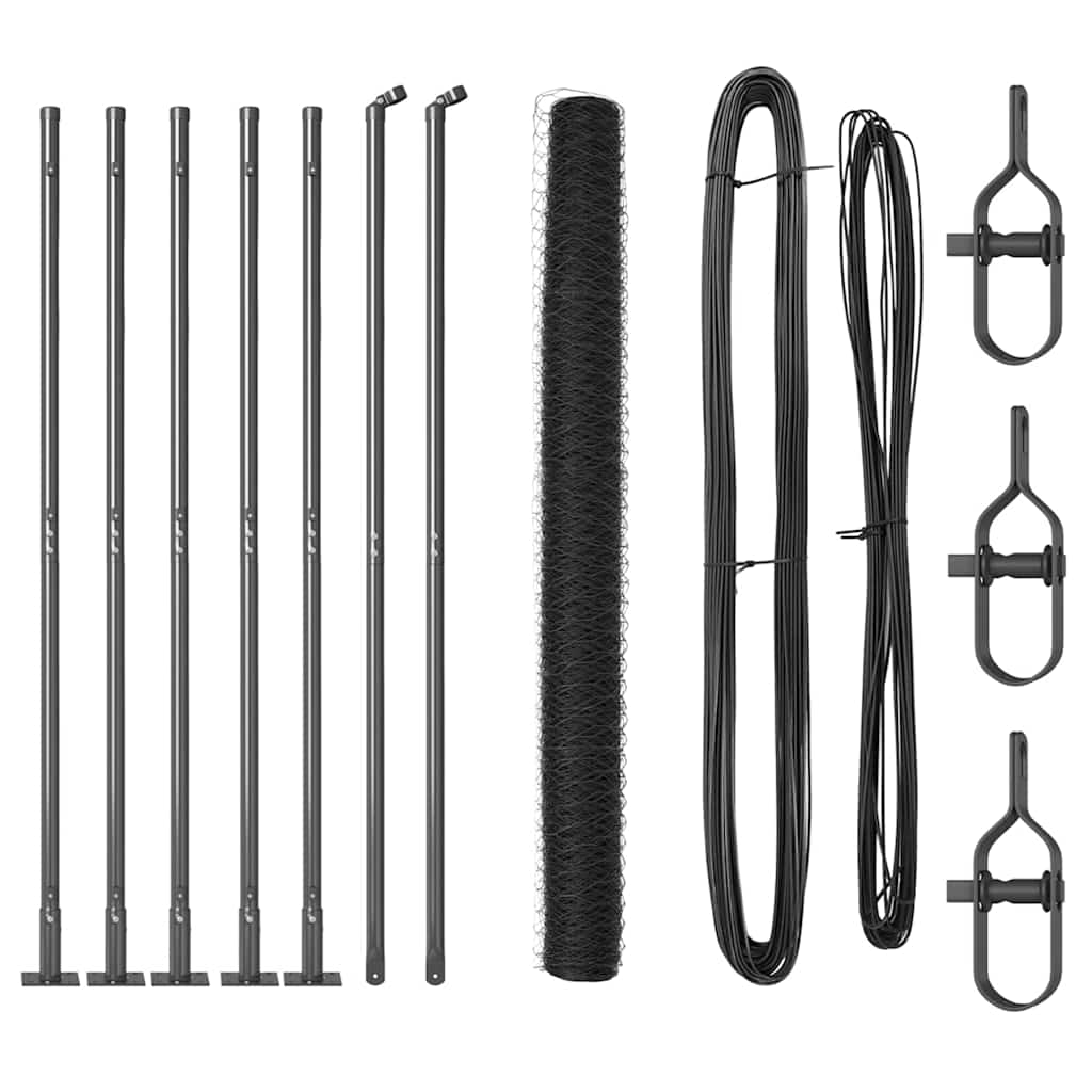 Στύλος Περιφράξεων Γκρι 10 x 1,4 μ (πάχος πλέγματος 36 χιλ.)