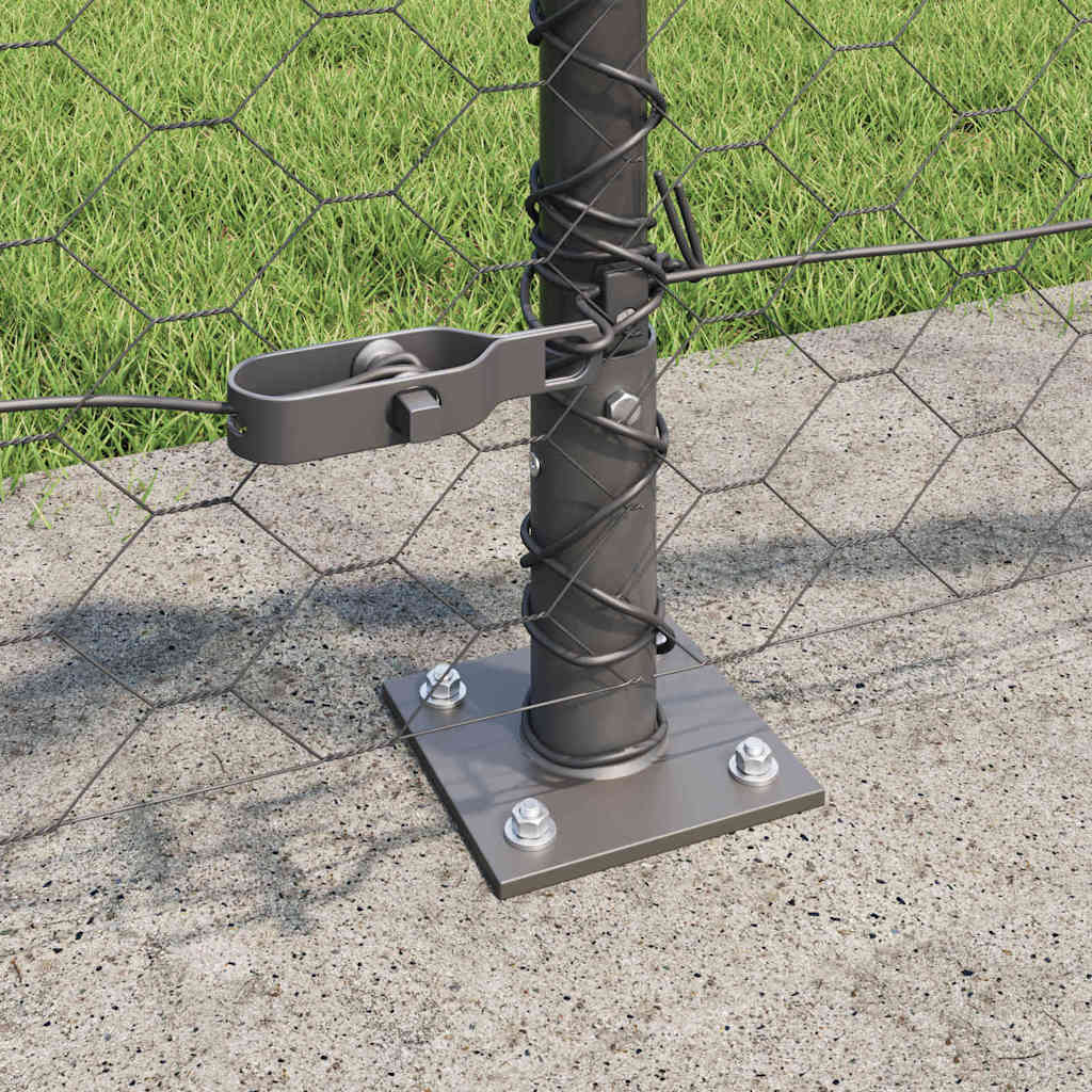 Στύλος Περιφράξεων Γκρι 50 x 0,4 μ (50 χιλιοστά δίχτυ)