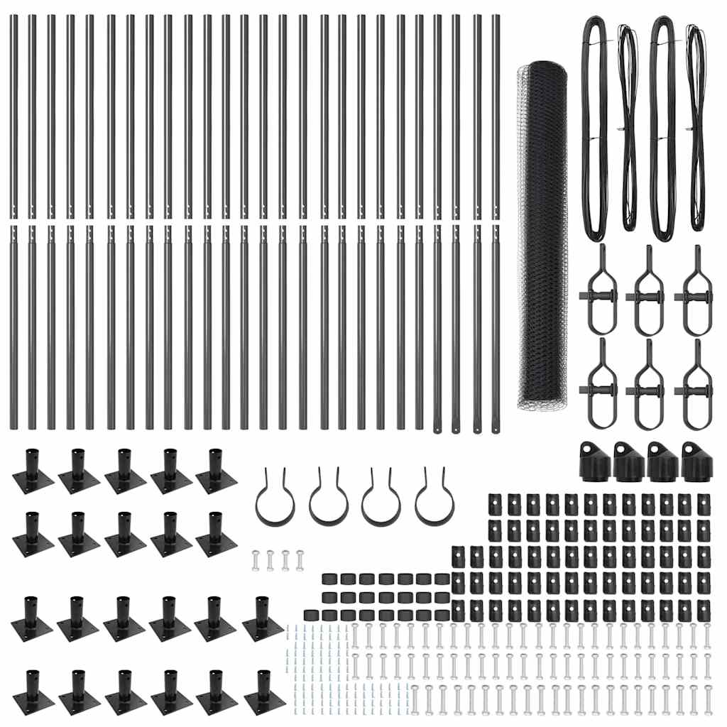 Στύλος Περιφράξεων Γκρι 50 x 1,2 μ (13 χιλιοστά πλέγμα)