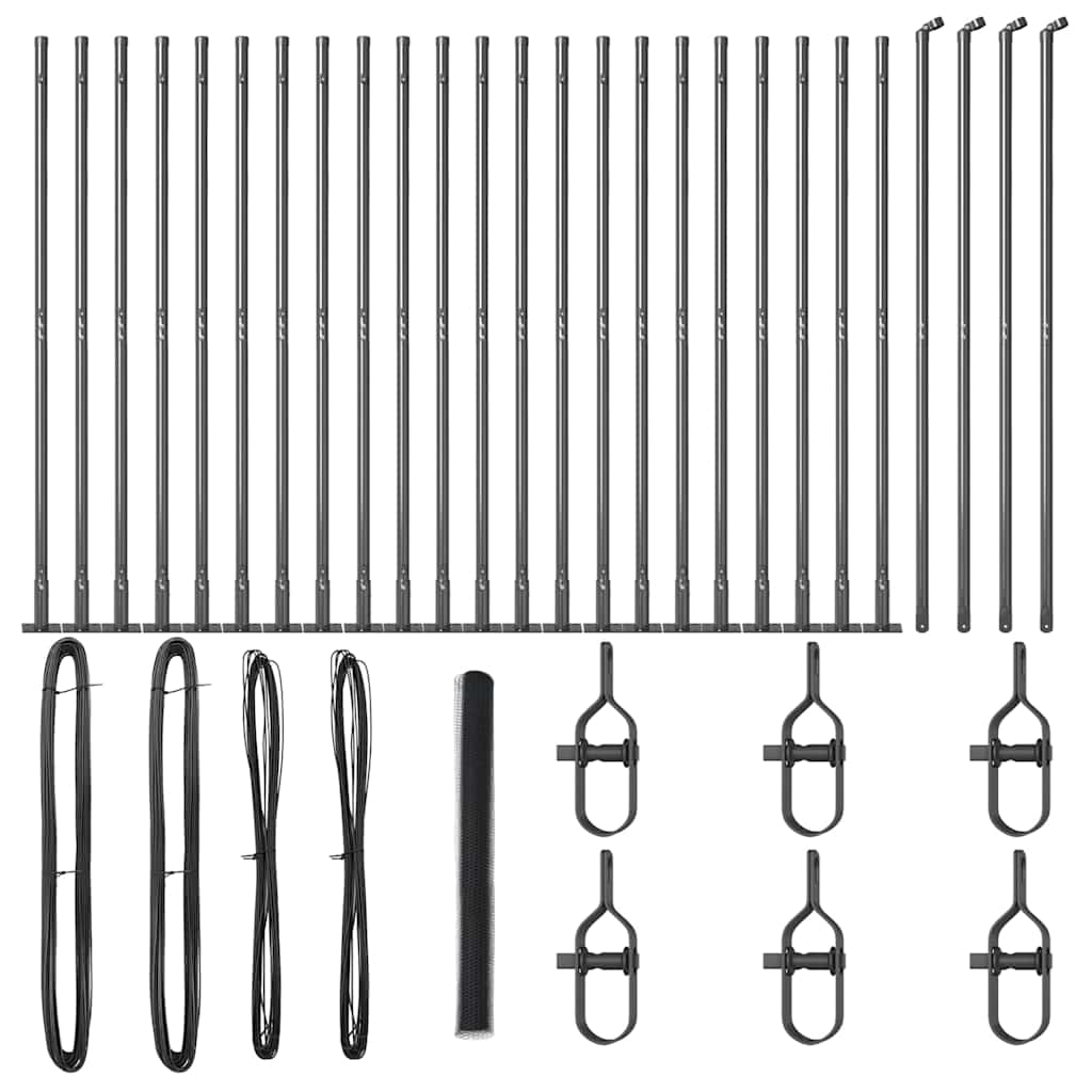 Στύλος Περιφράξεων Γκρι 50 x 1,5 μ. (13 mm δίχτυ)