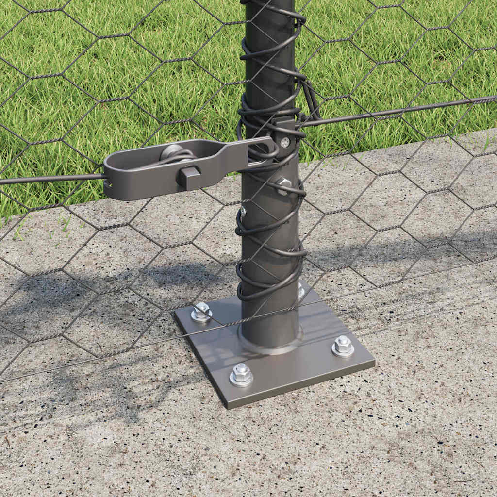 Στύλος Περιφράξεων Γκρι 100 x 0,4 m (36 mm πλέγμα)